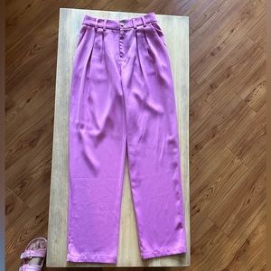 Sophisticated Take Light Purple High-Waisted Trouser Pants